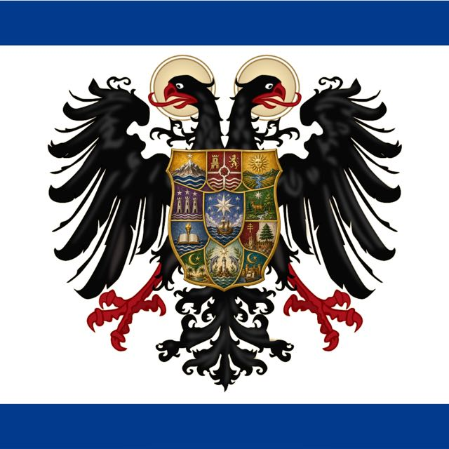 Estandarte heráldico — Reino Confederal Austral de Lumeria
